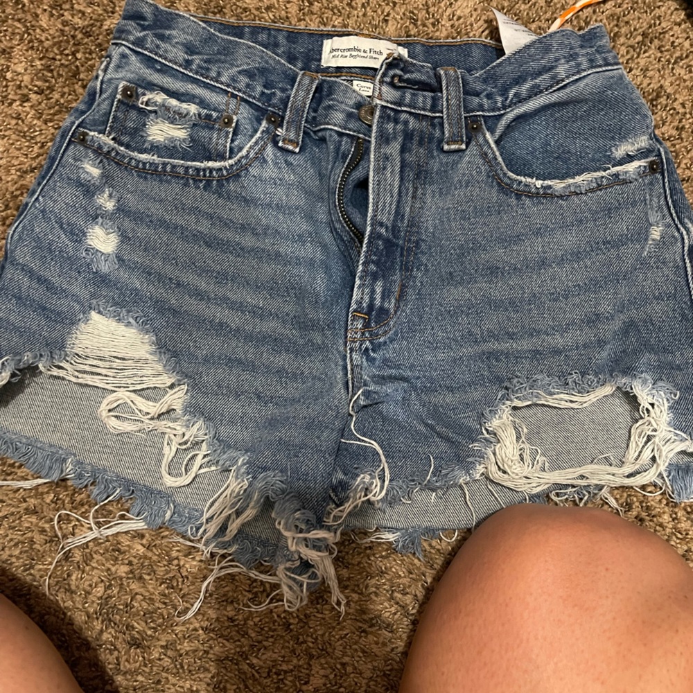 A+F jean shorts